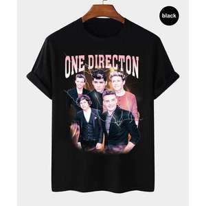 One Direction Retro Style Rap Music Hip Hop T Shirt